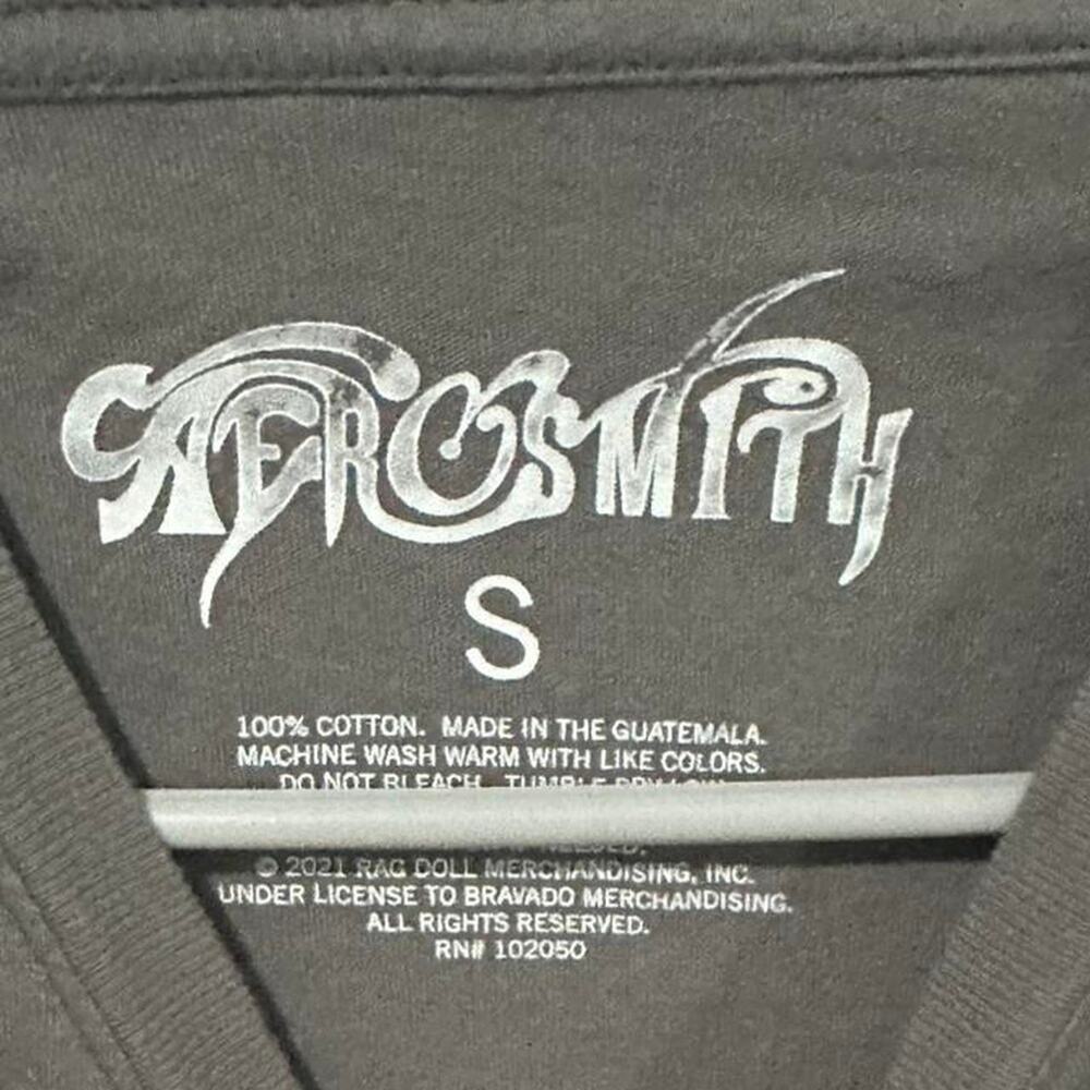 Aerosmith black band tee rock - Picture 2 of 3
